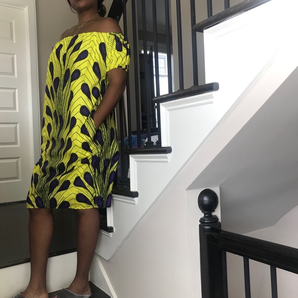 Authentic African shift dress - Picture 2 of 2